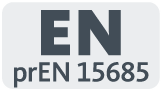 Piktogramm prEN 15685 Piktogramm zu EN-Norm prEN 15685
