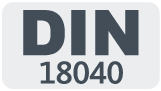 Piktogramm DIN 18040 Piktogramm zu DIN-Norm DIN 18040