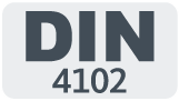 Piktogramm DIN 4102 Piktogramm zu DIN-Norm DIN 4102