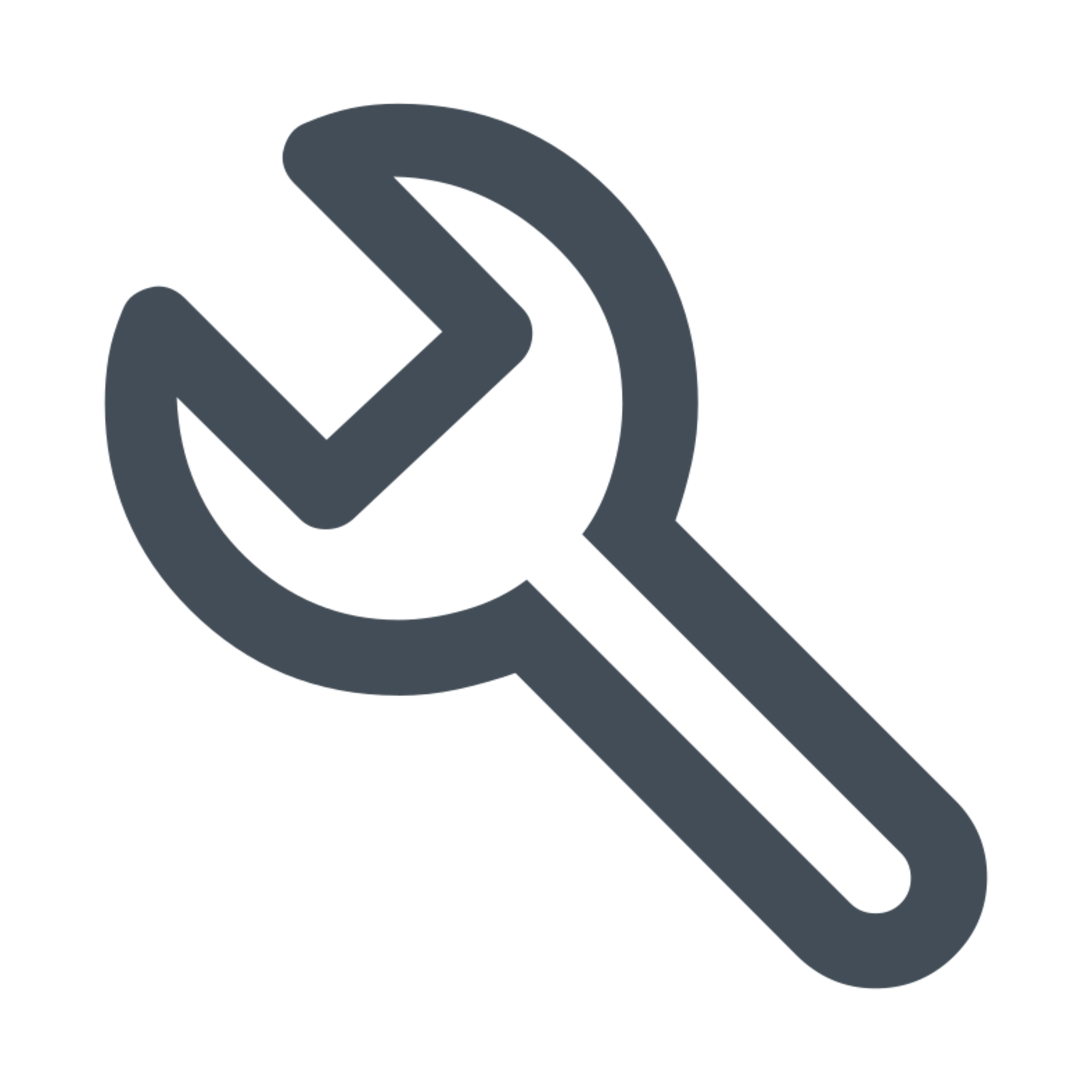 Serviceleistungen – Symbol Schraubschlüssel, Icon für Serviceleistungen